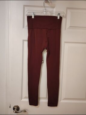 shosho Kids High-Waist Burgundy-Maroons Leggings